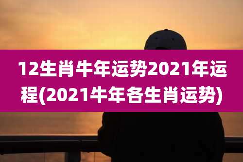 12生肖牛年运势2021年运程(2021牛年各生肖运势)