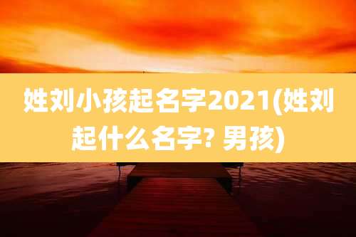 姓刘小孩起名字2021(姓刘起什么名字? 男孩)