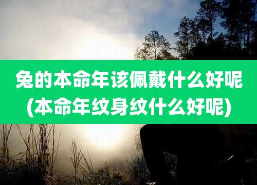 兔的本命年该佩戴什么好呢(本命年纹身纹什么好呢)