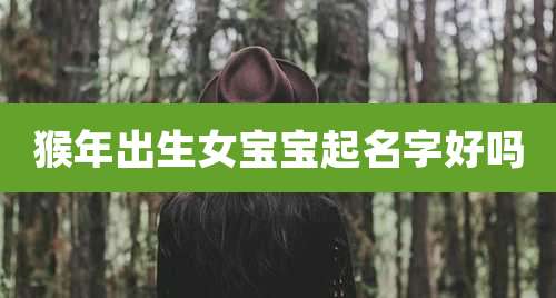 猴年出生女宝宝起名字好吗