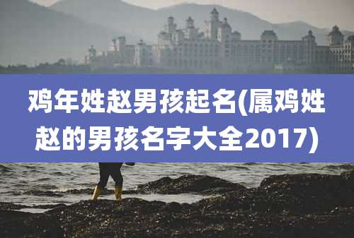 鸡年姓赵男孩起名(属鸡姓赵的男孩名字大全2017)