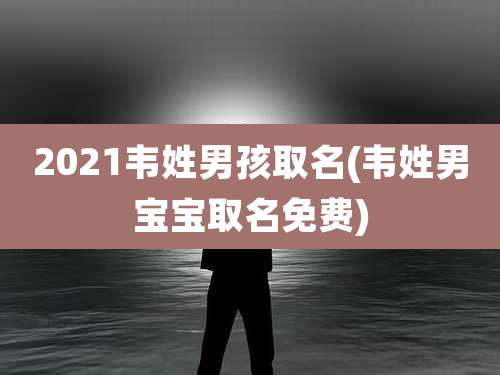 2021韦姓男孩取名(韦姓男宝宝取名免费)