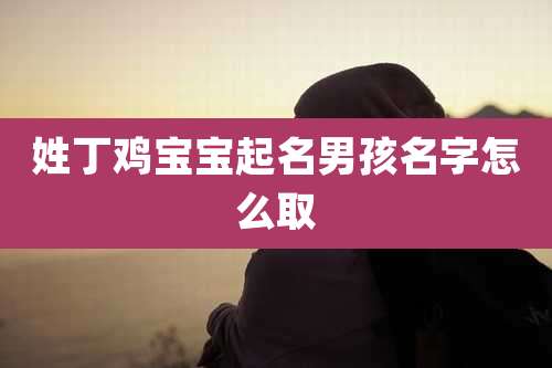 姓丁鸡宝宝起名男孩名字怎么取
