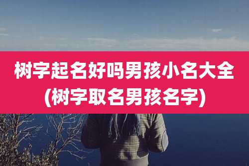树字起名好吗男孩小名大全(树字取名男孩名字)