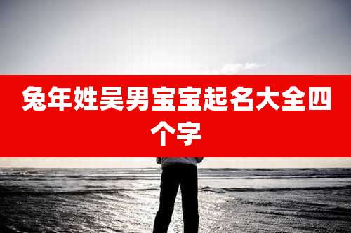 兔年姓吴男宝宝起名大全四个字