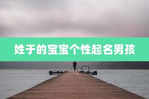 姓于的宝宝个性起名男孩