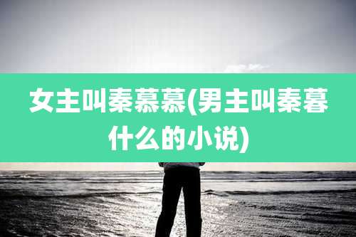 女主叫秦慕慕(男主叫秦暮什么的小说)