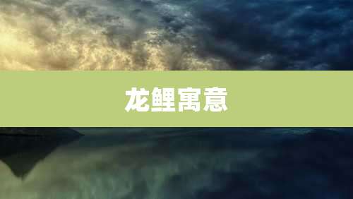 龙鲤寓意