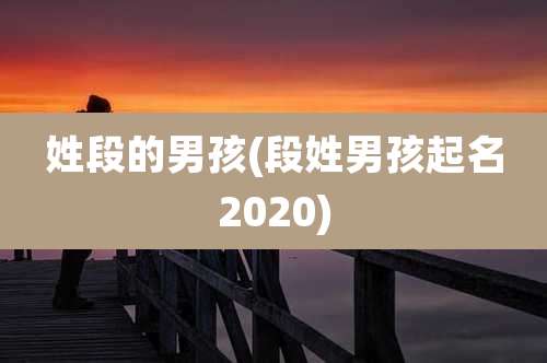 姓段的男孩(段姓男孩起名2020)