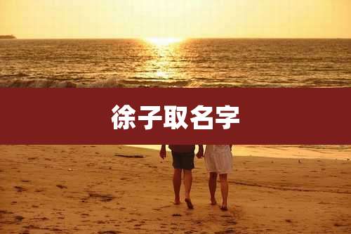 徐子取名字
