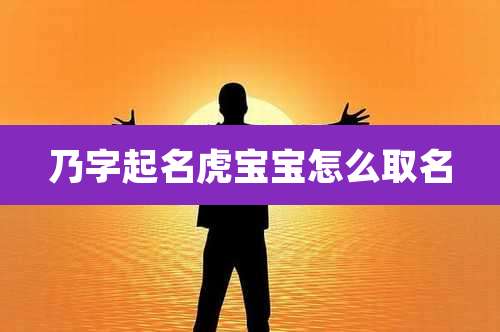 乃字起名虎宝宝怎么取名