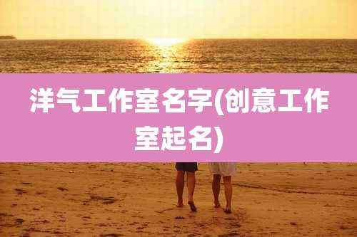 洋气工作室名字(创意工作室起名)