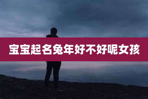 宝宝起名兔年好不好呢女孩