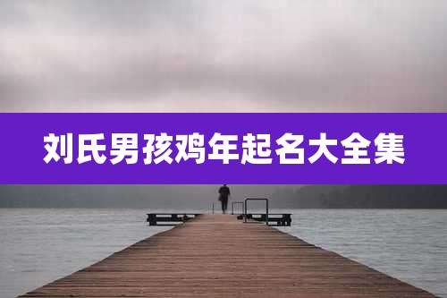 刘氏男孩鸡年起名大全集