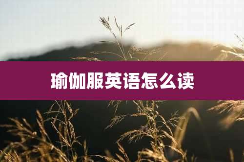 瑜伽服英语怎么读