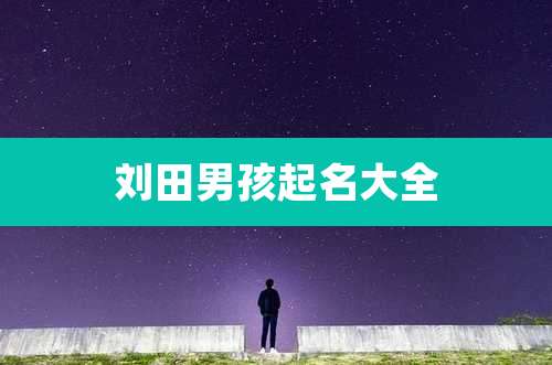 刘田男孩起名大全
