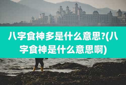 八字食神多是什么意思?(八字食神是什么意思啊)