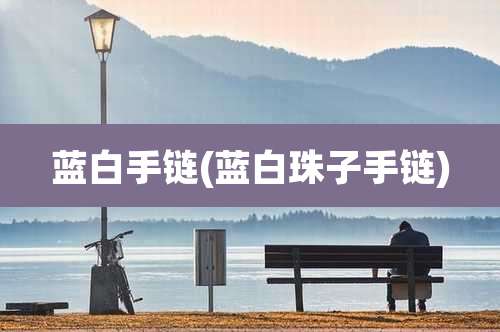 蓝白手链(蓝白珠子手链)