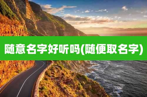 随意名字好听吗(随便取名字)