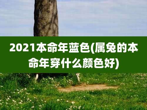 2021本命年蓝色(属兔的本命年穿什么颜色好)
