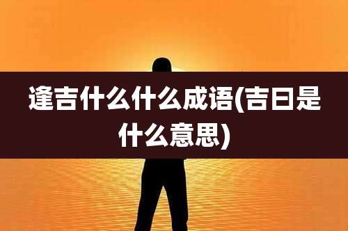 逢吉什么什么成语(吉曰是什么意思)