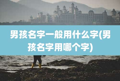 男孩名字一般用什么字(男孩名字用哪个字)