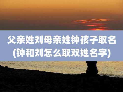 父亲姓刘母亲姓钟孩子取名(钟和刘怎么取双姓名字)