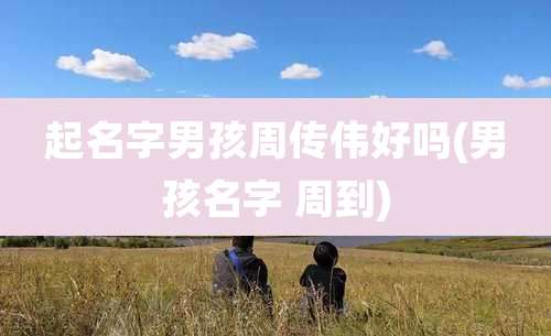 起名字男孩周传伟好吗(男孩名字 周到)