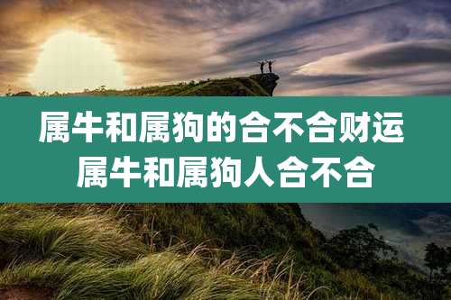 属牛和属狗的合不合财运 属牛和属狗人合不合
