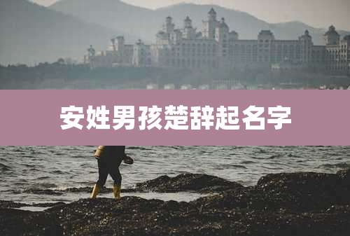 安姓男孩楚辞起名字