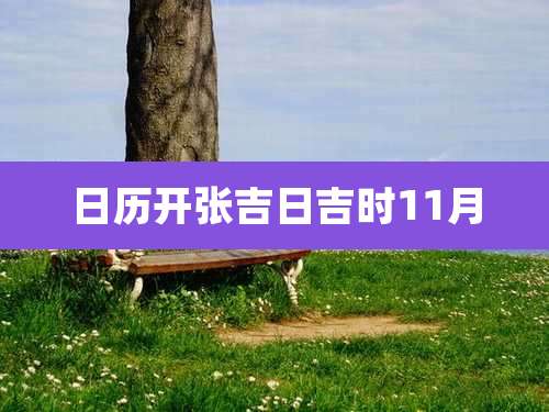 日历开张吉日吉时11月