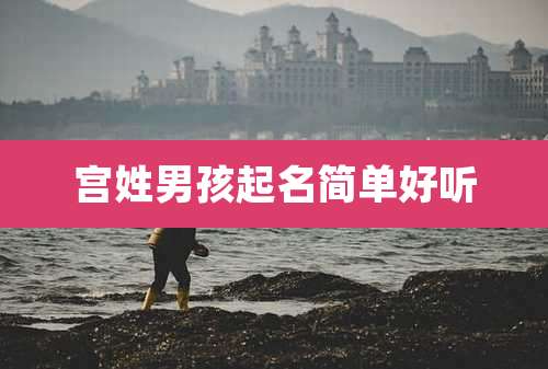 宫姓男孩起名简单好听