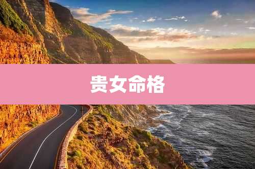 贵女命格
