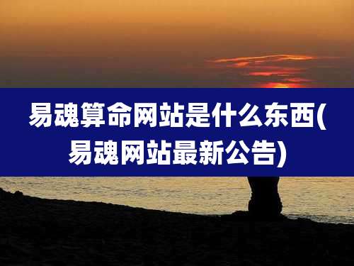 易魂算命网站是什么东西(易魂网站最新公告)