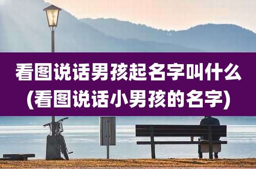 看图说话男孩起名字叫什么(看图说话小男孩的名字)