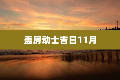 盖房动士吉日11月
