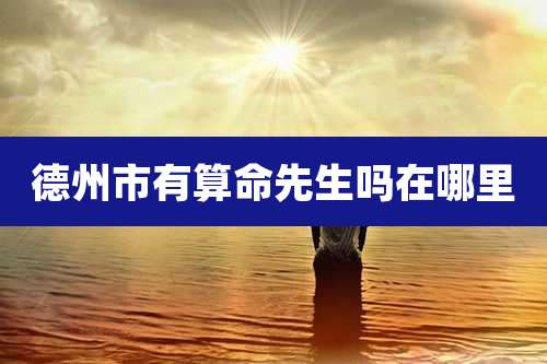 德州市有算命先生吗在哪里