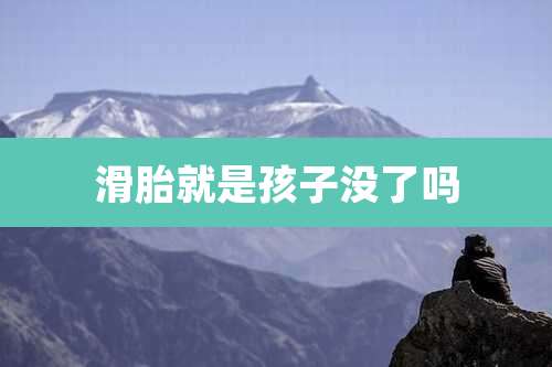 滑胎就是孩子没了吗