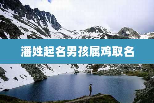 潘姓起名男孩属鸡取名