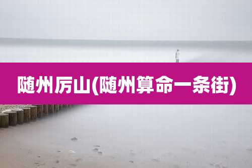 随州厉山(随州算命一条街)