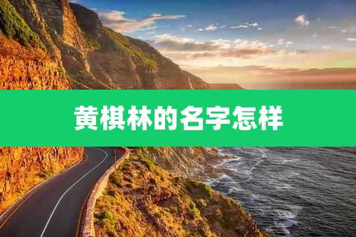 黄棋林的名字怎样