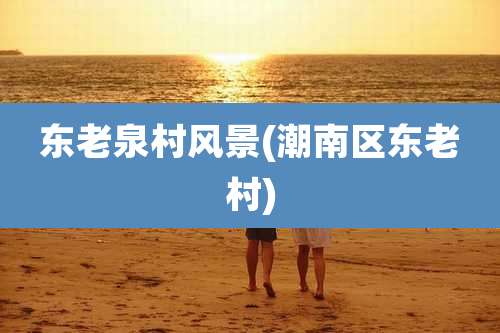 东老泉村风景(潮南区东老村)