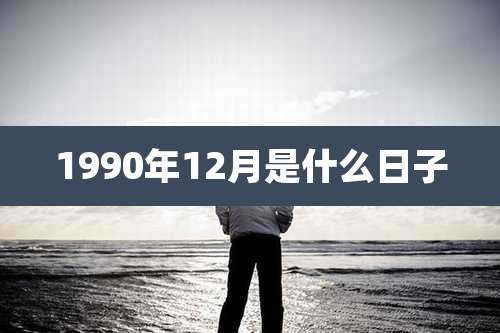 1990年12月是什么日子
