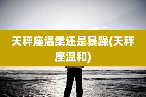 天秤座温柔还是暴躁(天秤座温和)