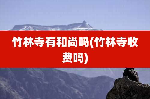 竹林寺有和尚吗(竹林寺收费吗)