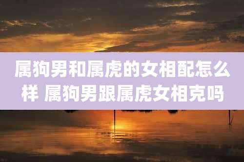 属狗男和属虎的女相配怎么样 属狗男跟属虎女相克吗