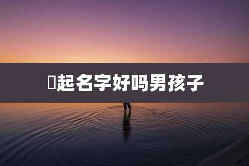 瑄起名字好吗男孩子
