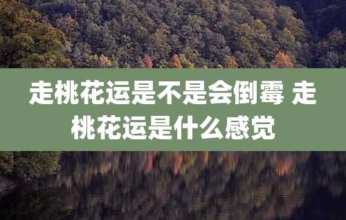 走桃花运是不是会倒霉 走桃花运是什么感觉