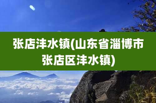 张店沣水镇(山东省淄博市张店区沣水镇)