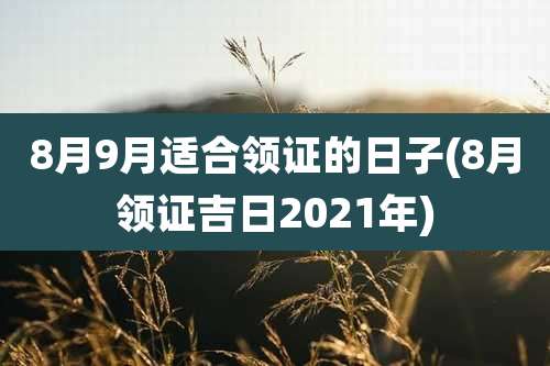 8月9月适合领证的日子(8月领证吉日2021年)